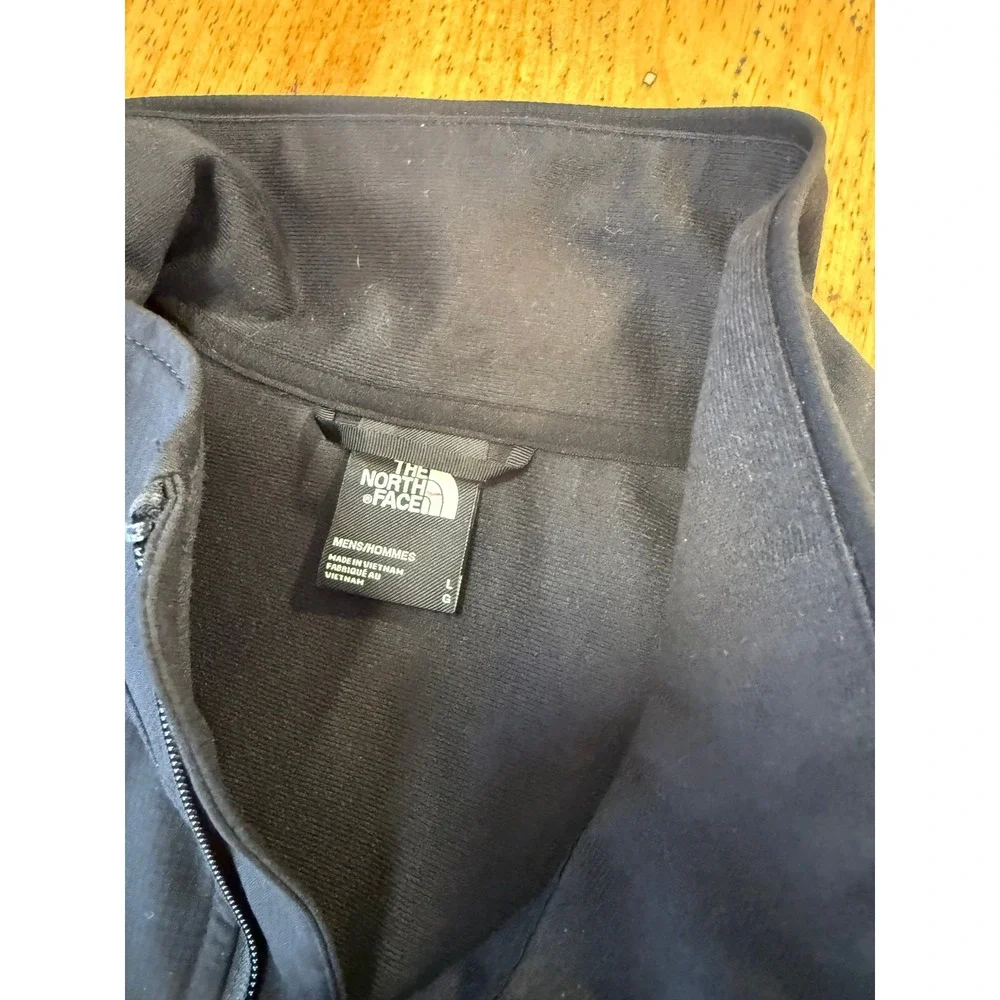 The North Face Castle Rock Soft Shell Vest Size L Asphalt Grey Black NF0A5542